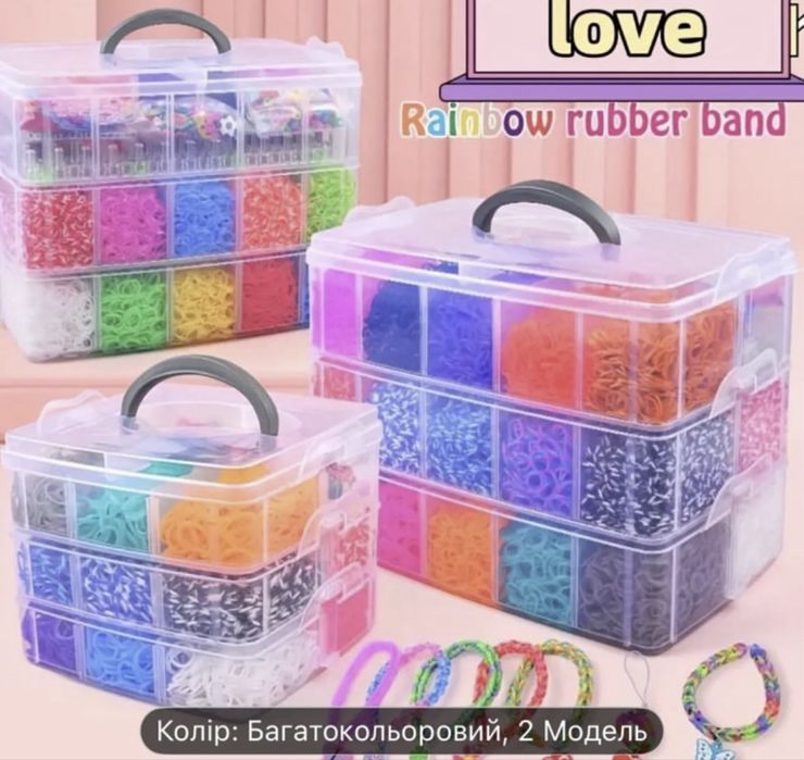 резинки для плетіння DIY 5000 штук