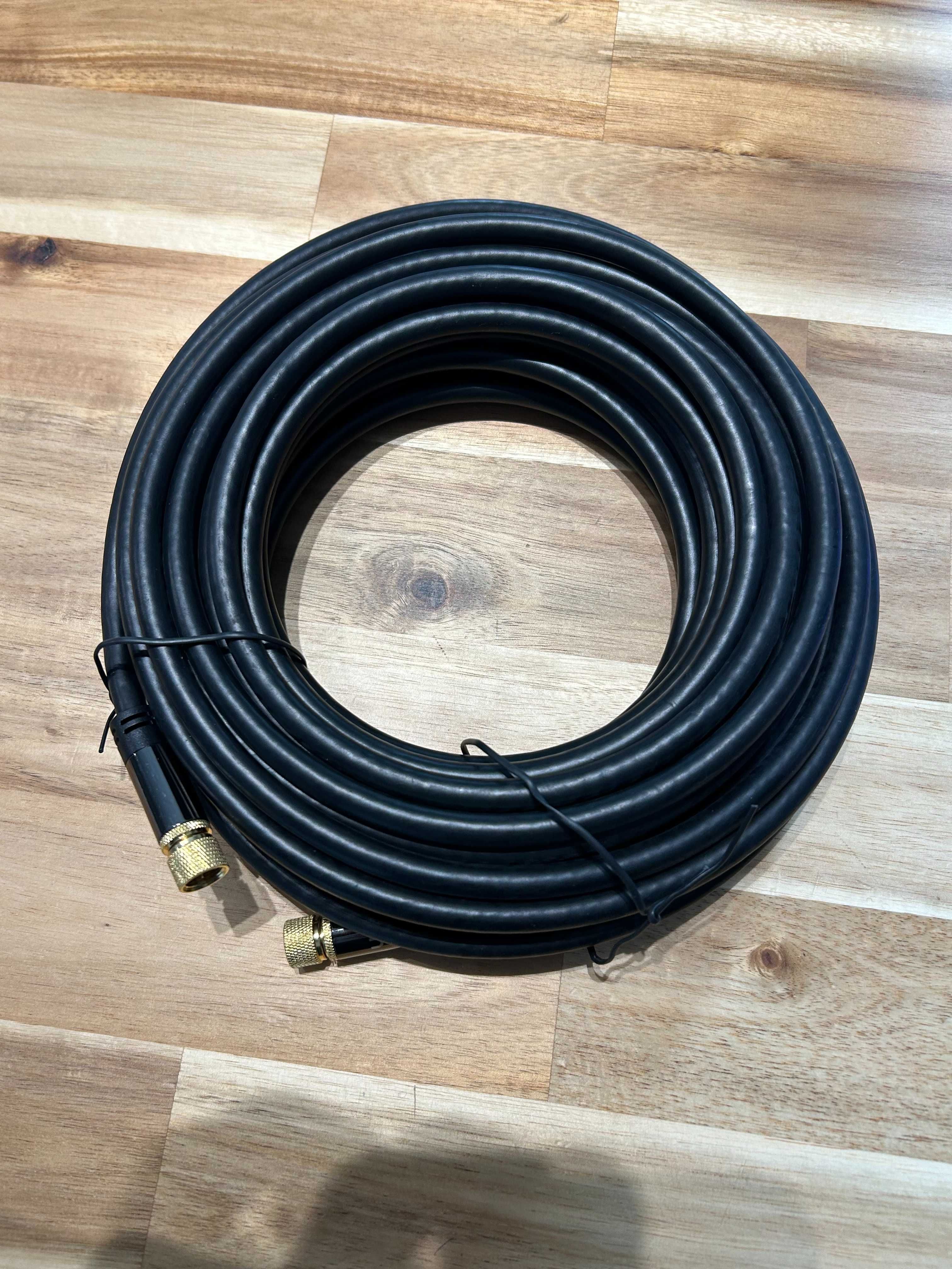 Kabel satelitarny, pozłacane końcówki (7,5. 10. 12,5,  15 m)