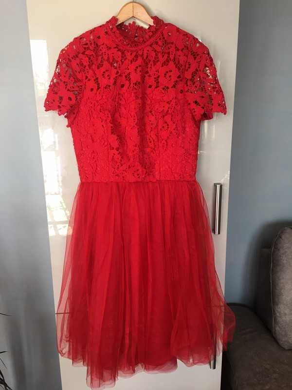 Czerwona sukienka Chi Chi London L
