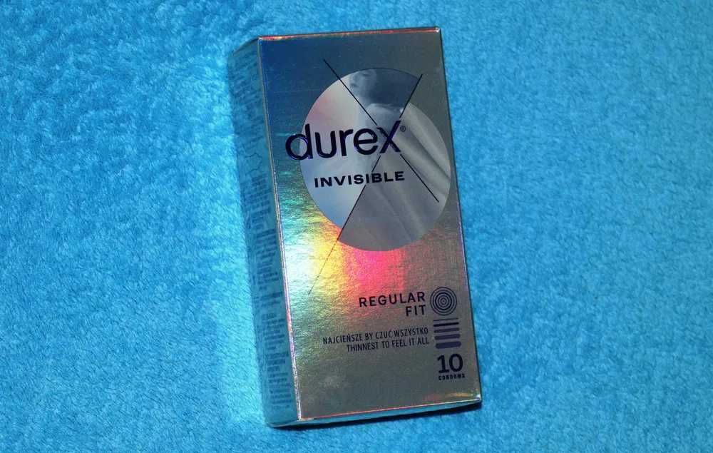 Durex Regular Fit Invisible 10 sztuk prezerwatywy Durex
