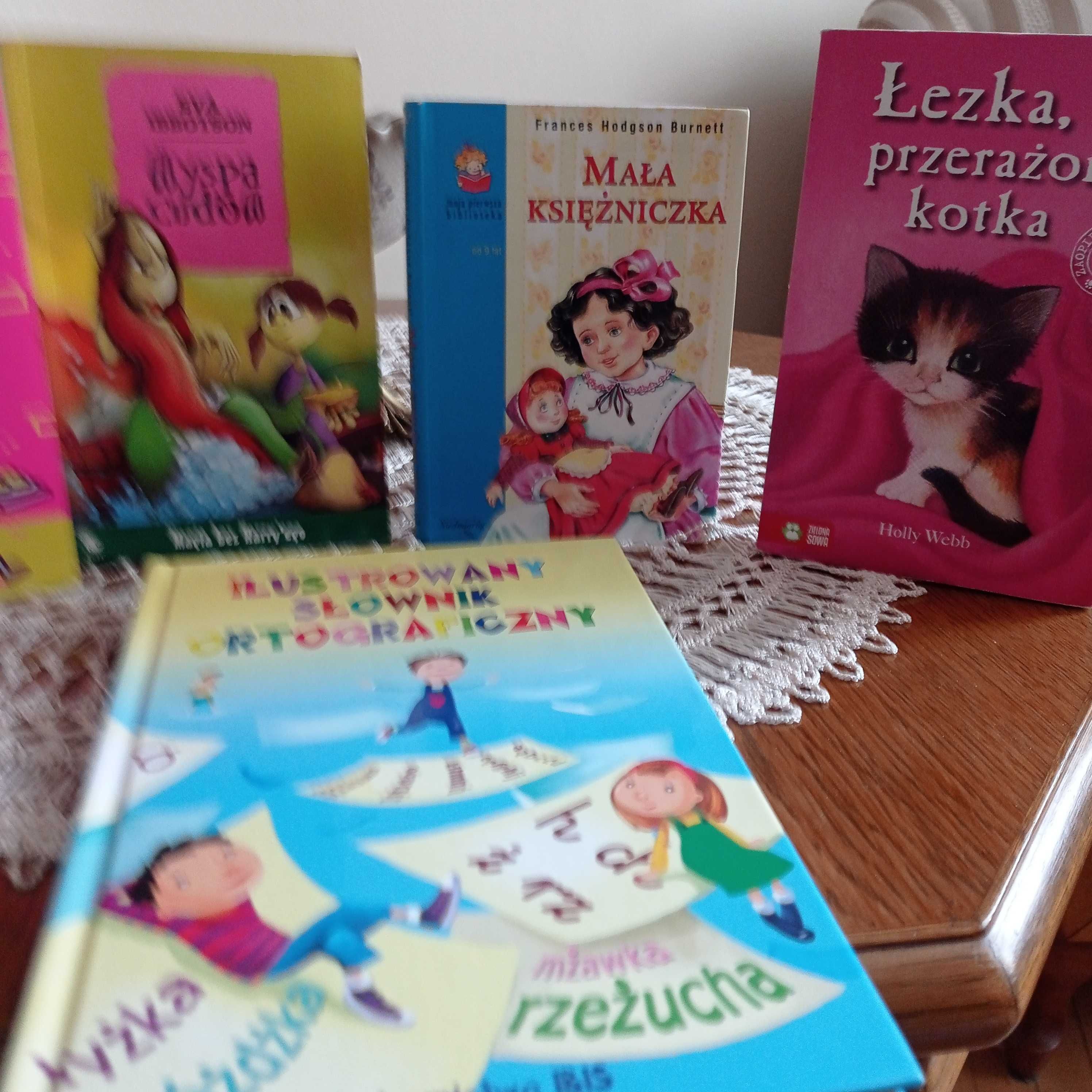 Zestaw pięciu książek dla młodego czytelnika