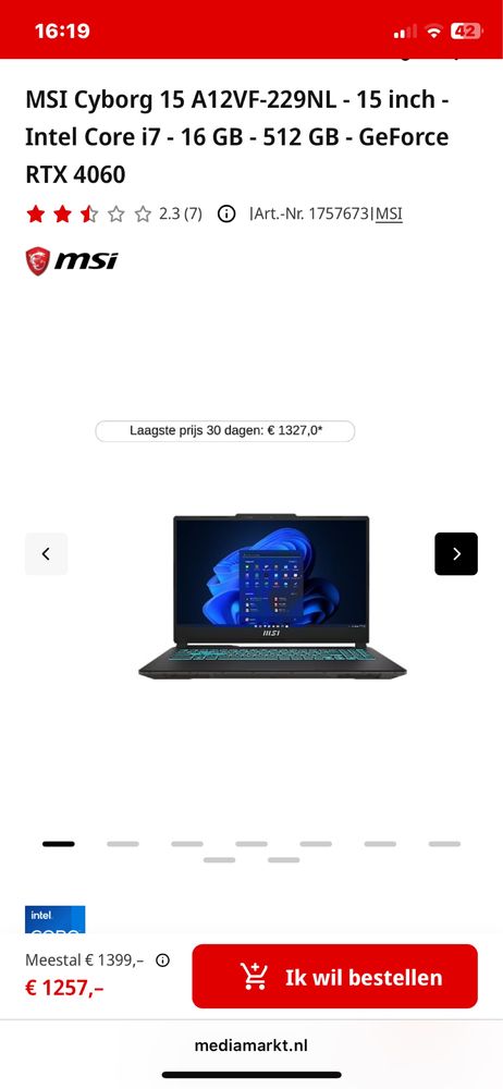 Asus Cyborg 15 a12vf