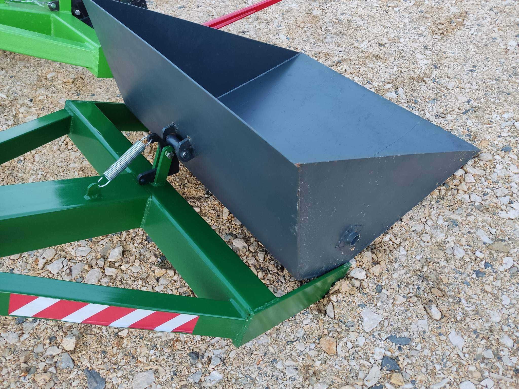 Podnośnik na tył ciągnika ramie hydraulika widły do obornika