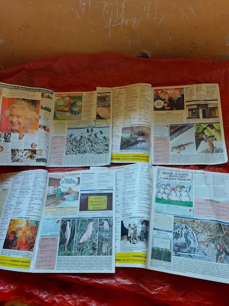 Gazety ANGORA 4sztuki 2022r/2023r
