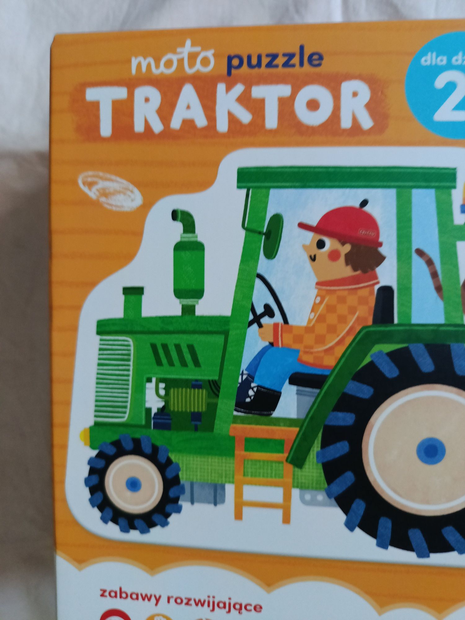 Nowe nie otwierane 24 puzzle i gra Traktor Czuczu