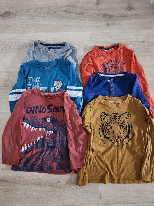 Zestaw 6 bluz 122/128