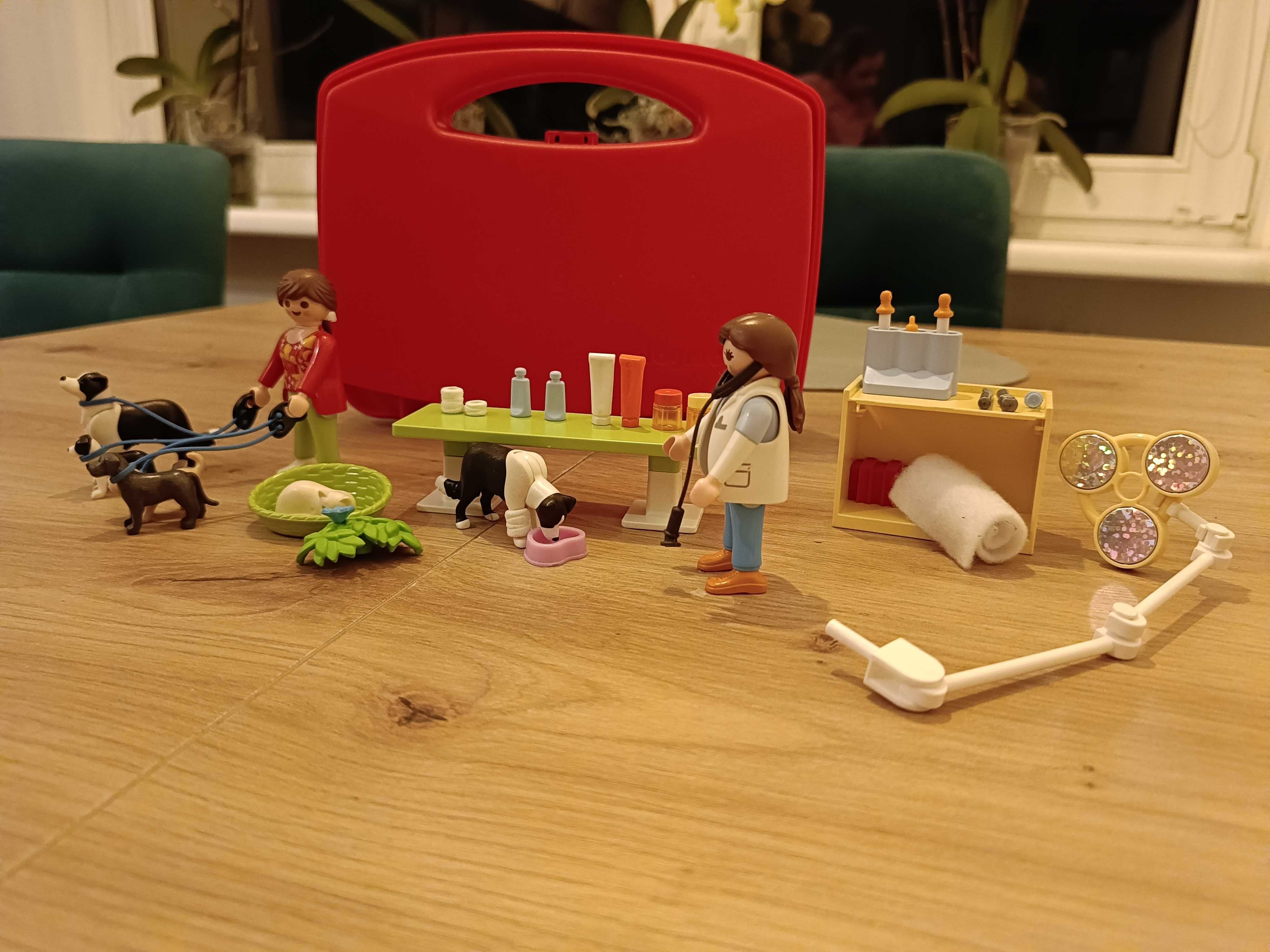 Playmobil zestaw klocków weterynarz