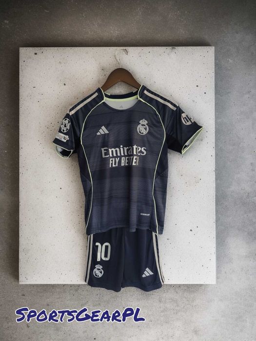 25/26 Kylian MBAPPE #10 Real Madryt CHAMPIONS LEAGUE Komplet Wyjazdowy
