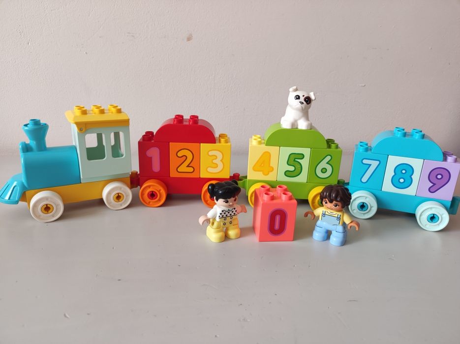 Klocki magnetyczne i pociąg LEGO Duplo
