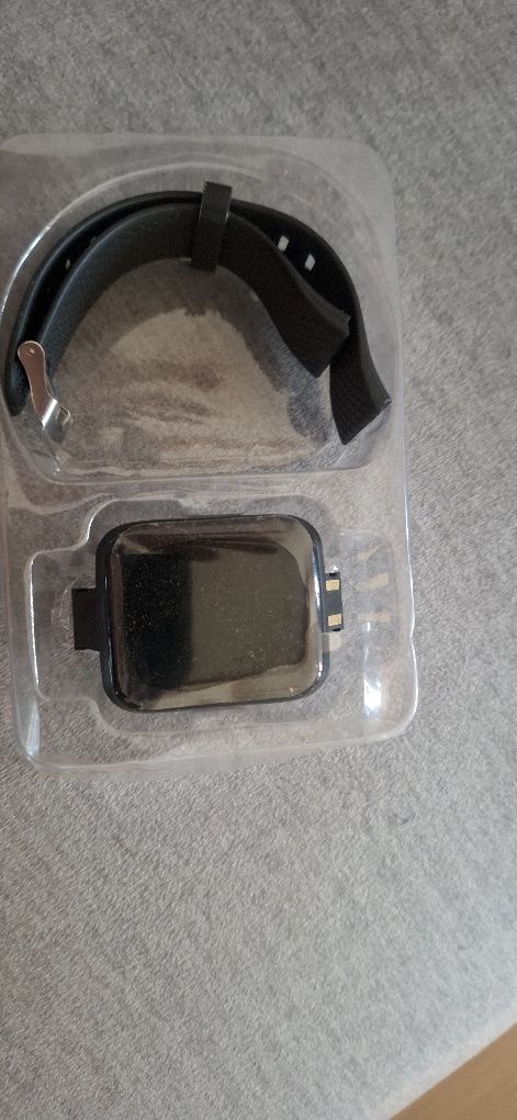 Zegarek smart watch bialy i czarny
