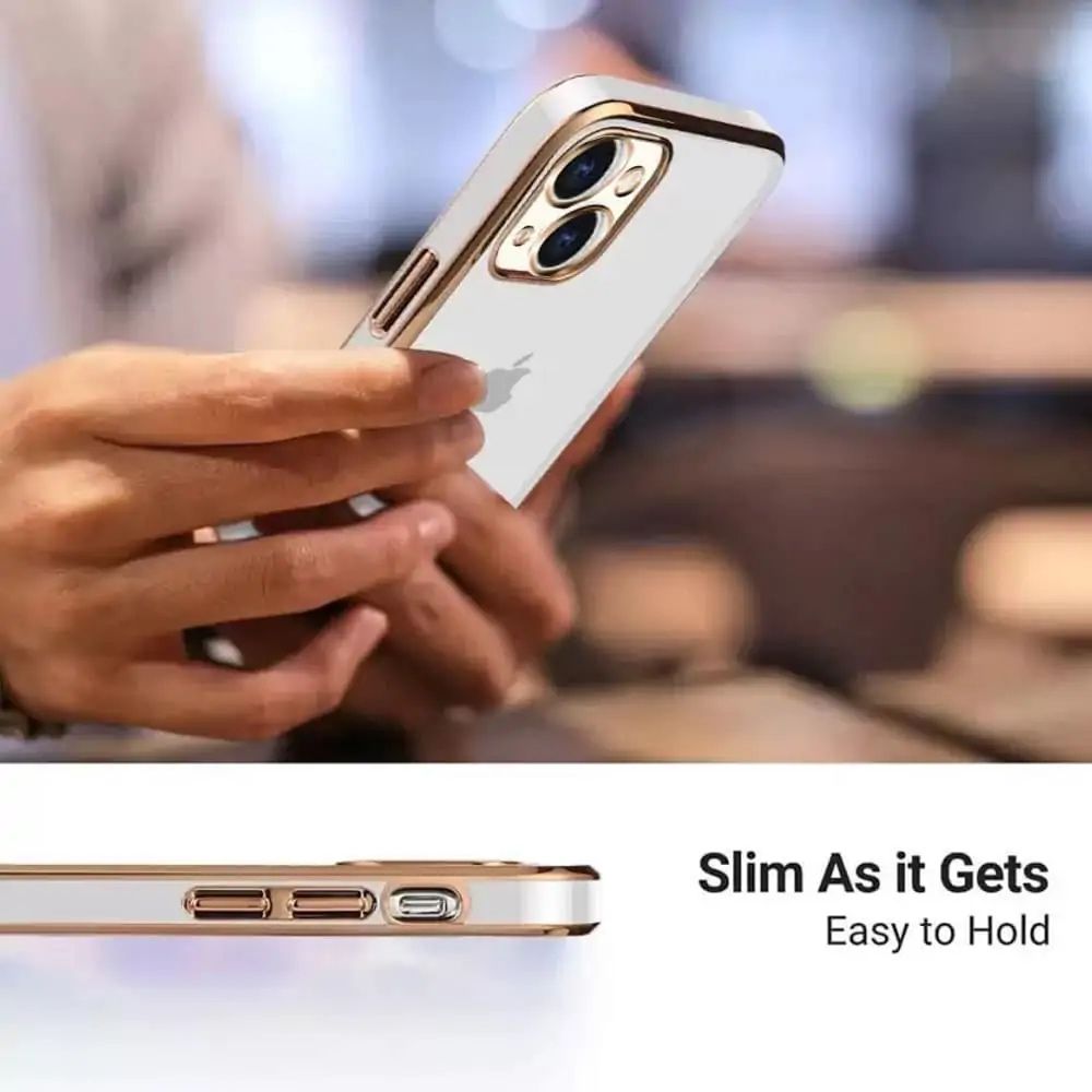 NOWE ! Etui iPhone 13 Mini Fashion Gold