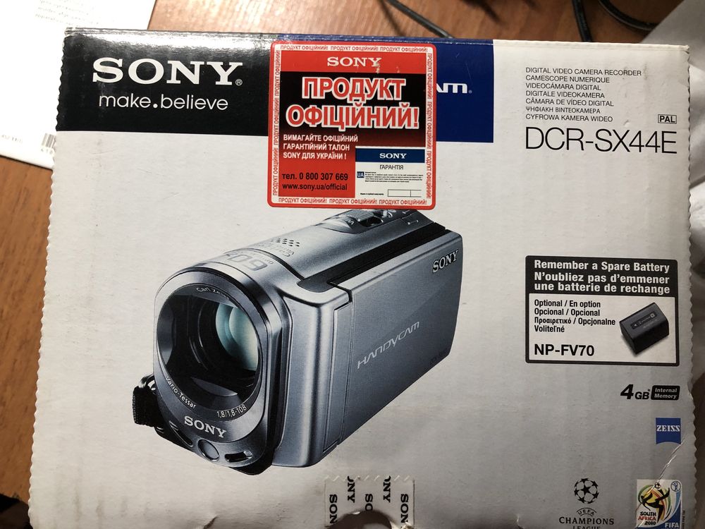 SONY DSR-SX44E состояние нового