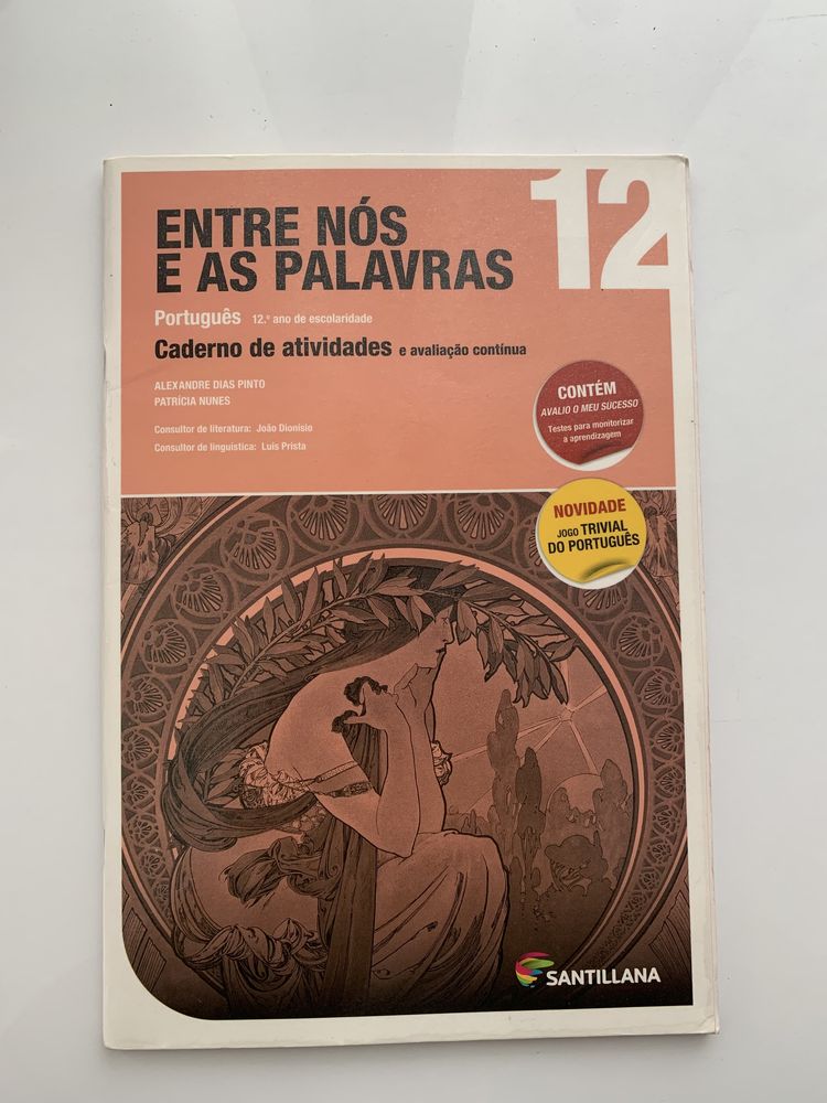 Caderno Atividades “Entre nos e as palavras” 12 e Memorial do Convento