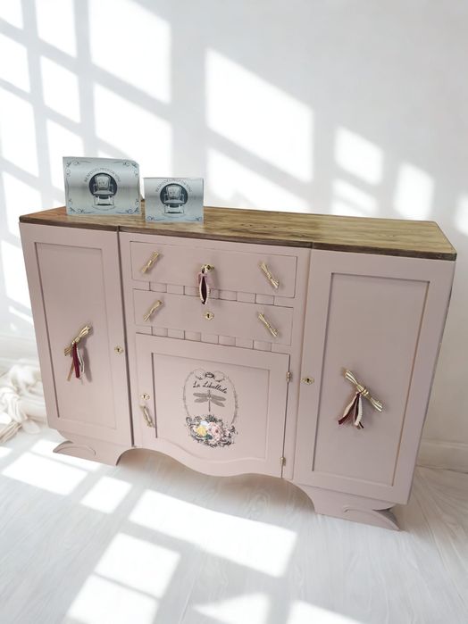 Móvel Aparador  Rosa Velho