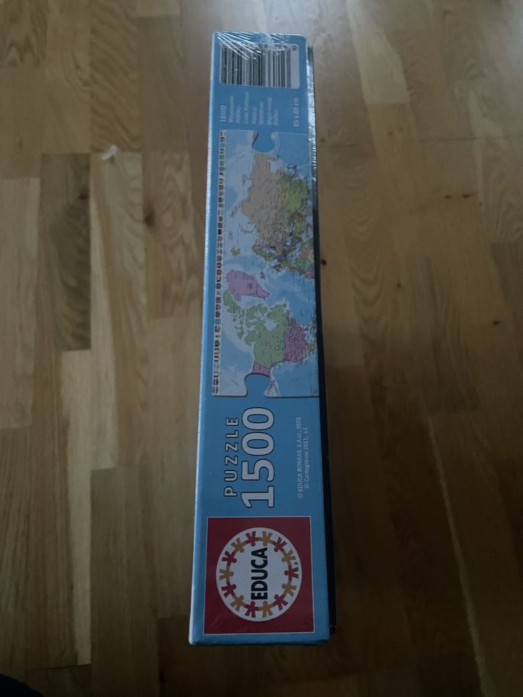 Puzzle polityczna mapa swiata 1500 el nowe Educa