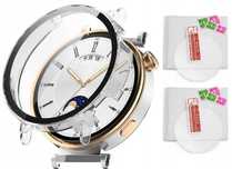 Zestaw 2 X Szkło Hartowane 9H + Etui 2w1 do Huawei Watch GT 4 41 mm