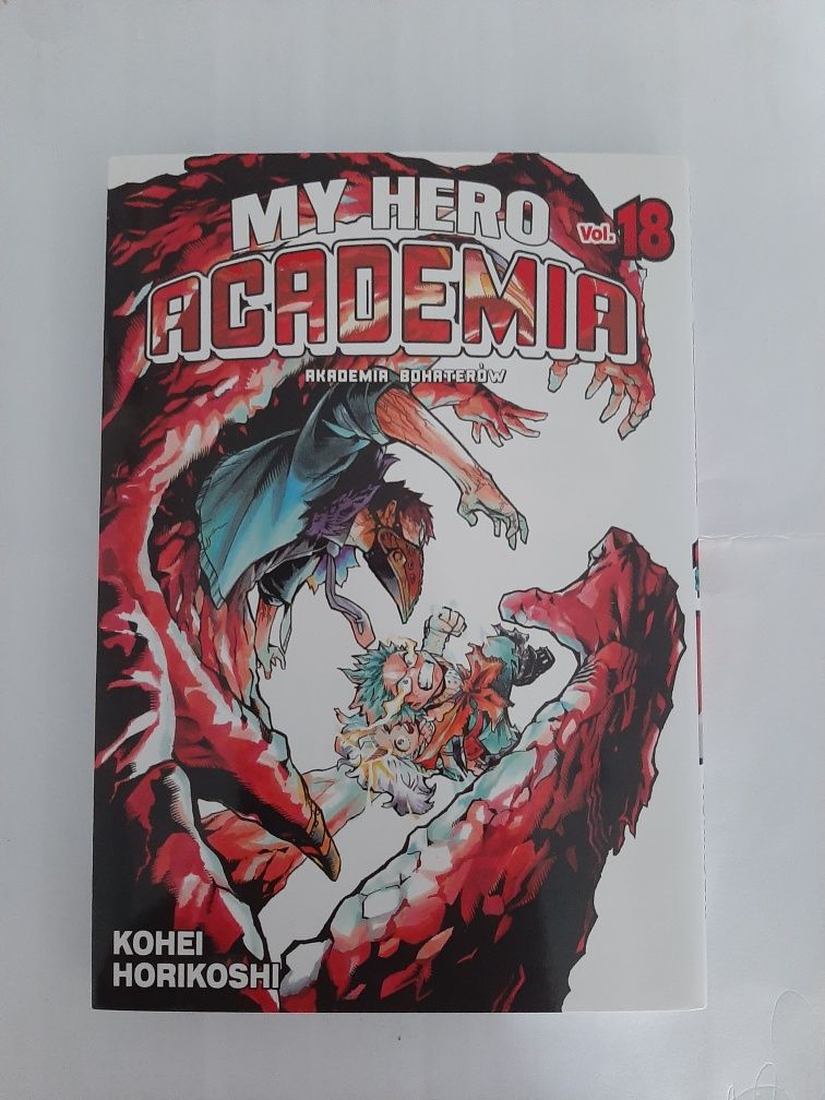 MANGA My Hero ACADEMIA Akademia Bohaterów cz 1-7 i cz 18