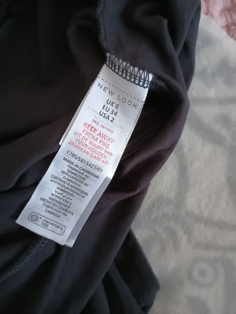 Leggings pretas algodão
