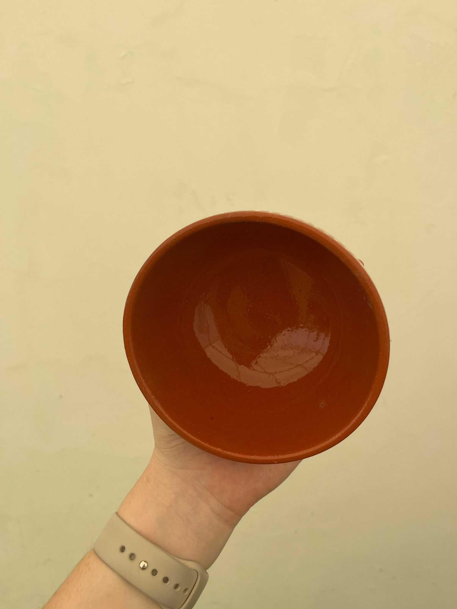 Conjunto Malga/Taça e Prato de Sopa em Barro