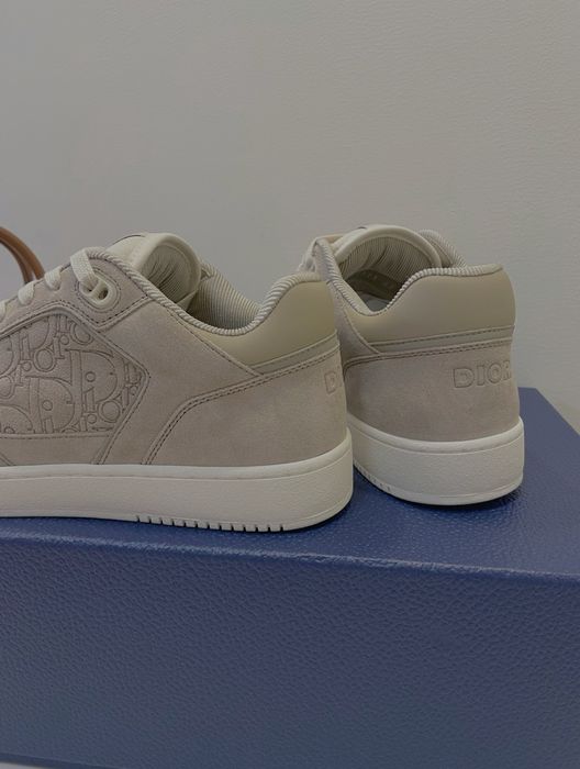 DIOR B27 Buty męskie niskie – biało-szare