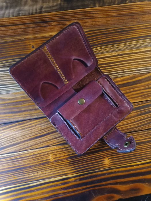 Гаманець, портмоне ручної роботи з натуральної шкіри