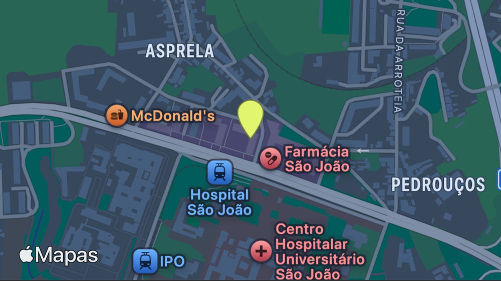 T2 frente ao Hospital São João