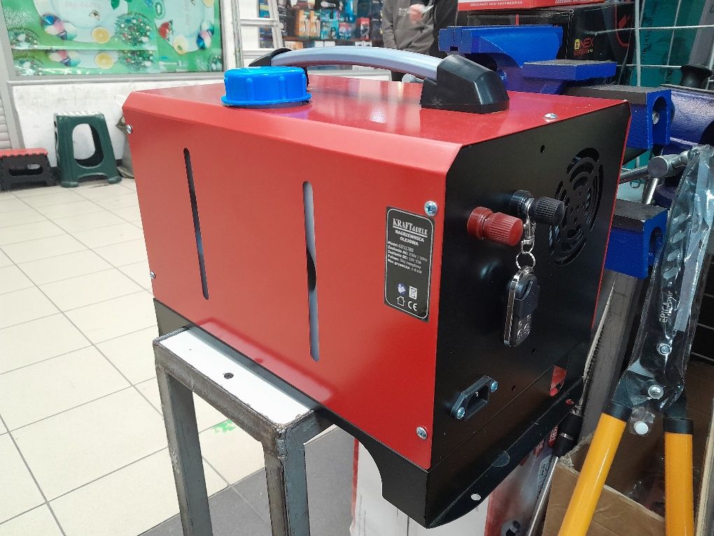 Nagrzewnica Kraft&Dele piec 8KW Webasto 12V 230V gazowy olejowy FV