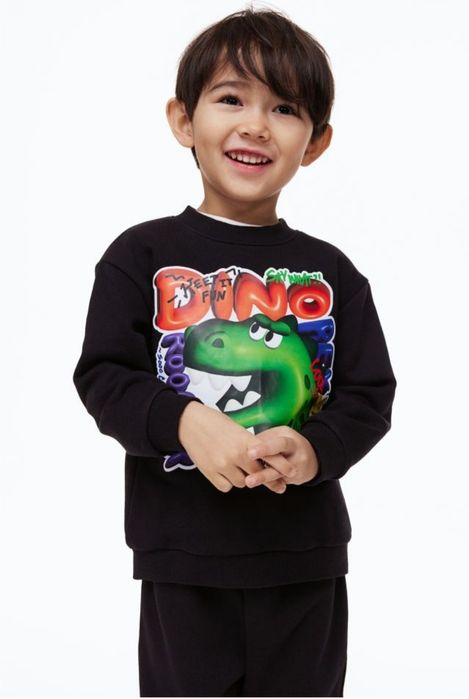 Спортивний костюм, комплект в стилі кежуал H&M, двонитка тонкий