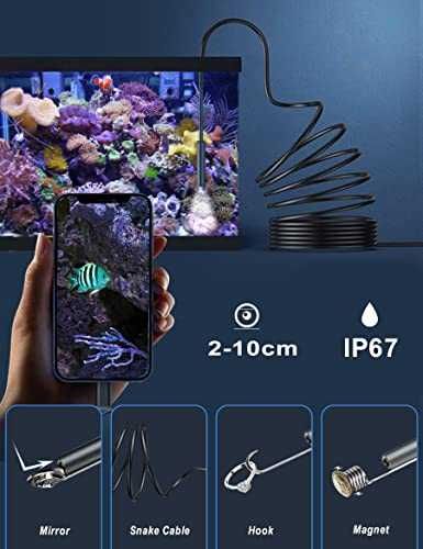 Kamera endoskopowa Hopefox Wifi USB IP67 wodoodporna Android i iOS 3m