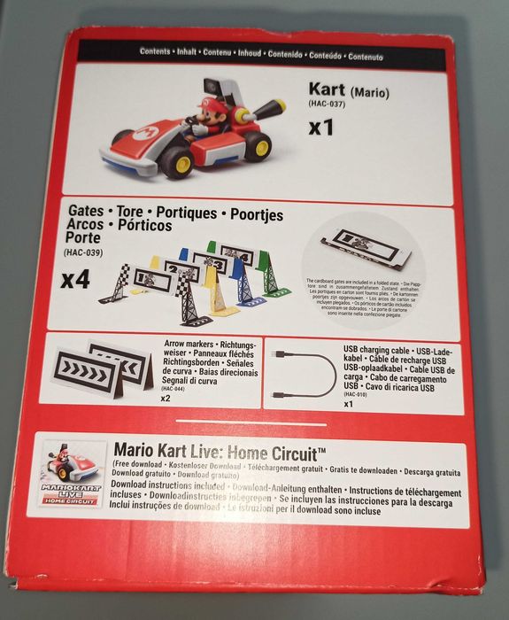 nintendo switch Mario Kart Live Home Circuit MARIO komplet wyścigi BOX