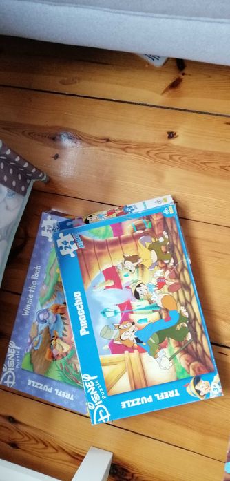 zestaw puzzli komplet duże puzzle retro vintage disney myszka mickey