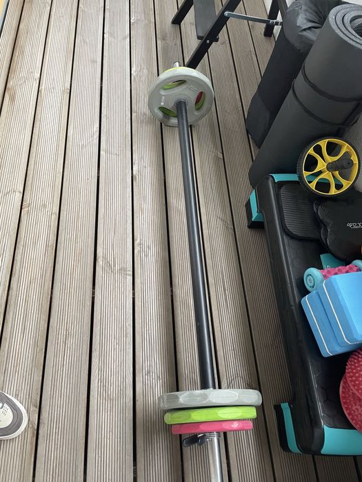 Sztanga sapphire z obciążeniem