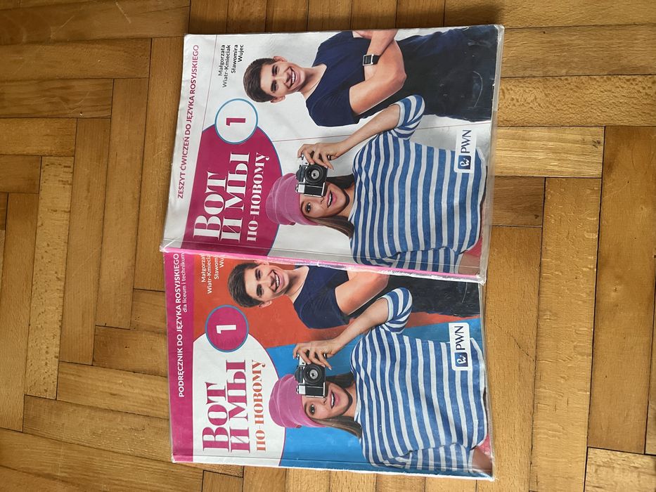 Podrecznik i zeszyt ćwiczeń do rosyjskiego klasa 1