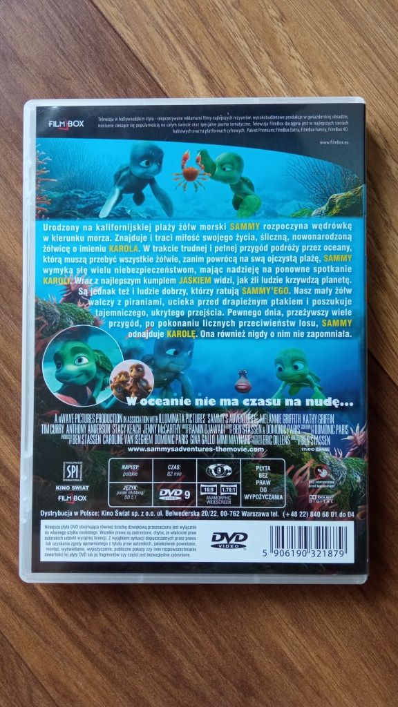 Bajka dvd Żółwik Sammy