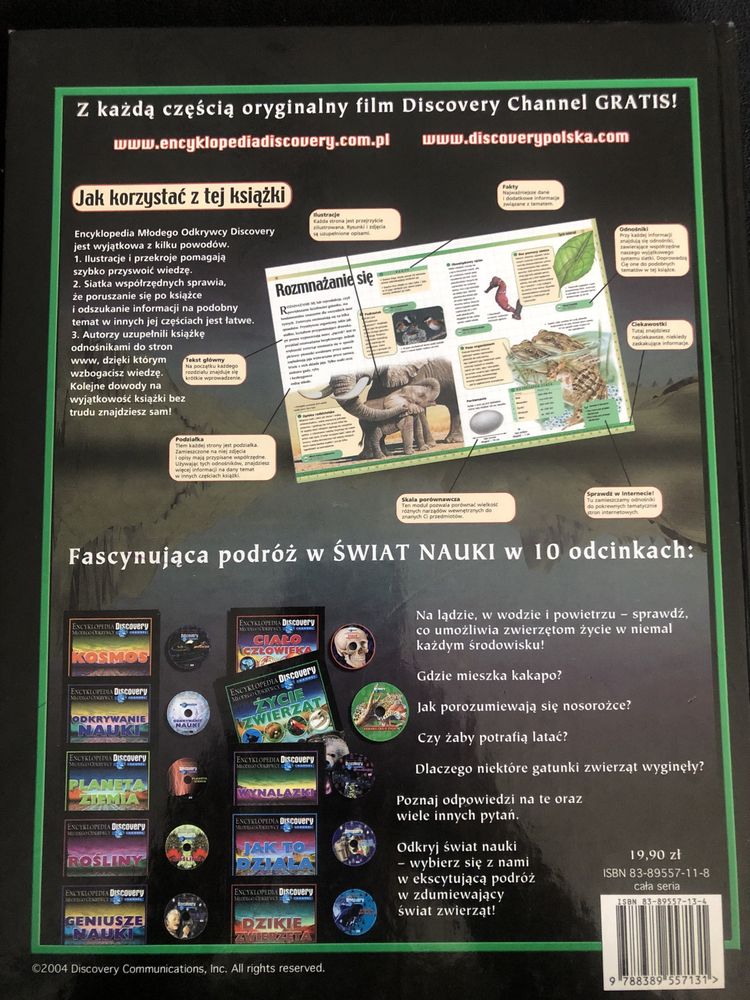 Zycie zwierząt discovery channel encyklopedia mlodego odkrywcy