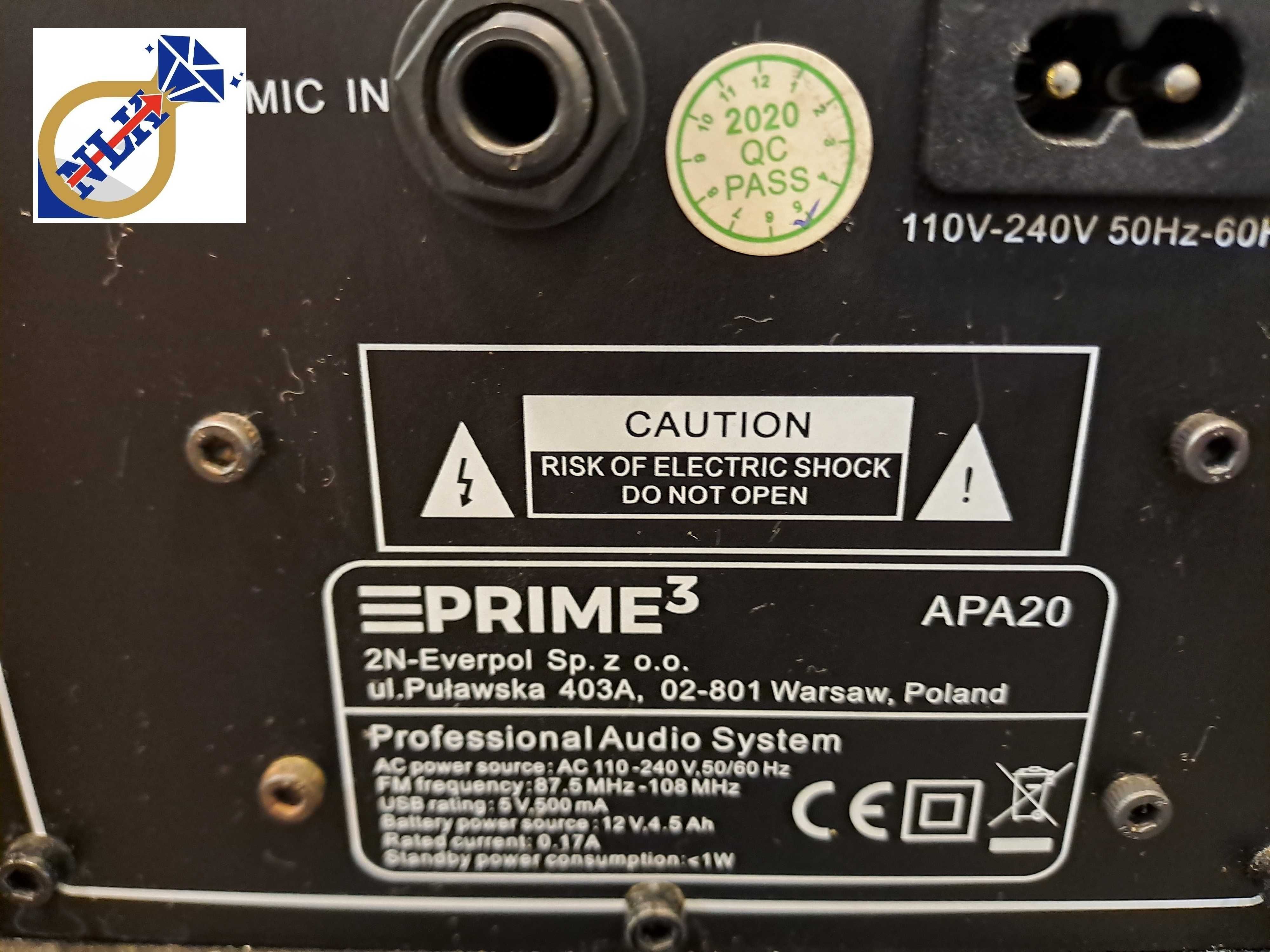 Głośnik Prime 3 APA20 / Możliwa wysyłka