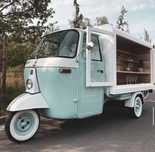 Piaggio APE MP 500 prosecco van, 2 krany, duży, mobilny biznes