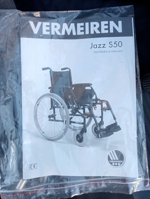 Wózek inwalidzki Vermeiren Jazz S50 - Stan BDB