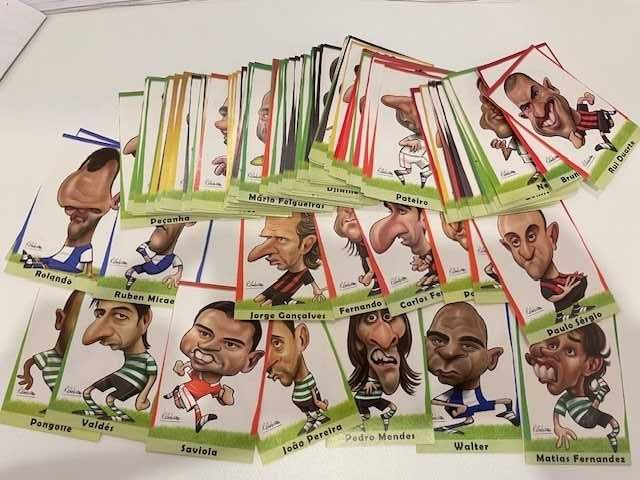 130 Cromos de Futebol - Caricaturas Ricardo Galvão 2010/2011