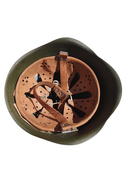 Stary oryginalny Wojska Polskiego hełm stalowy sygna KZWM 1954 antyk