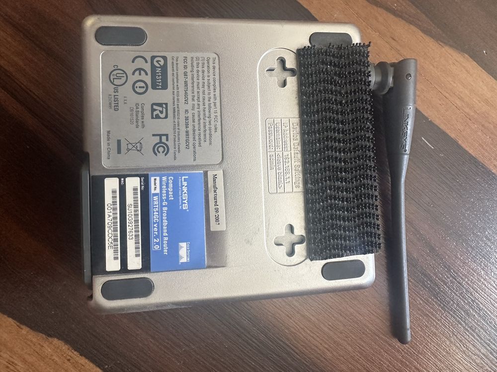 Ruter linksys wrt