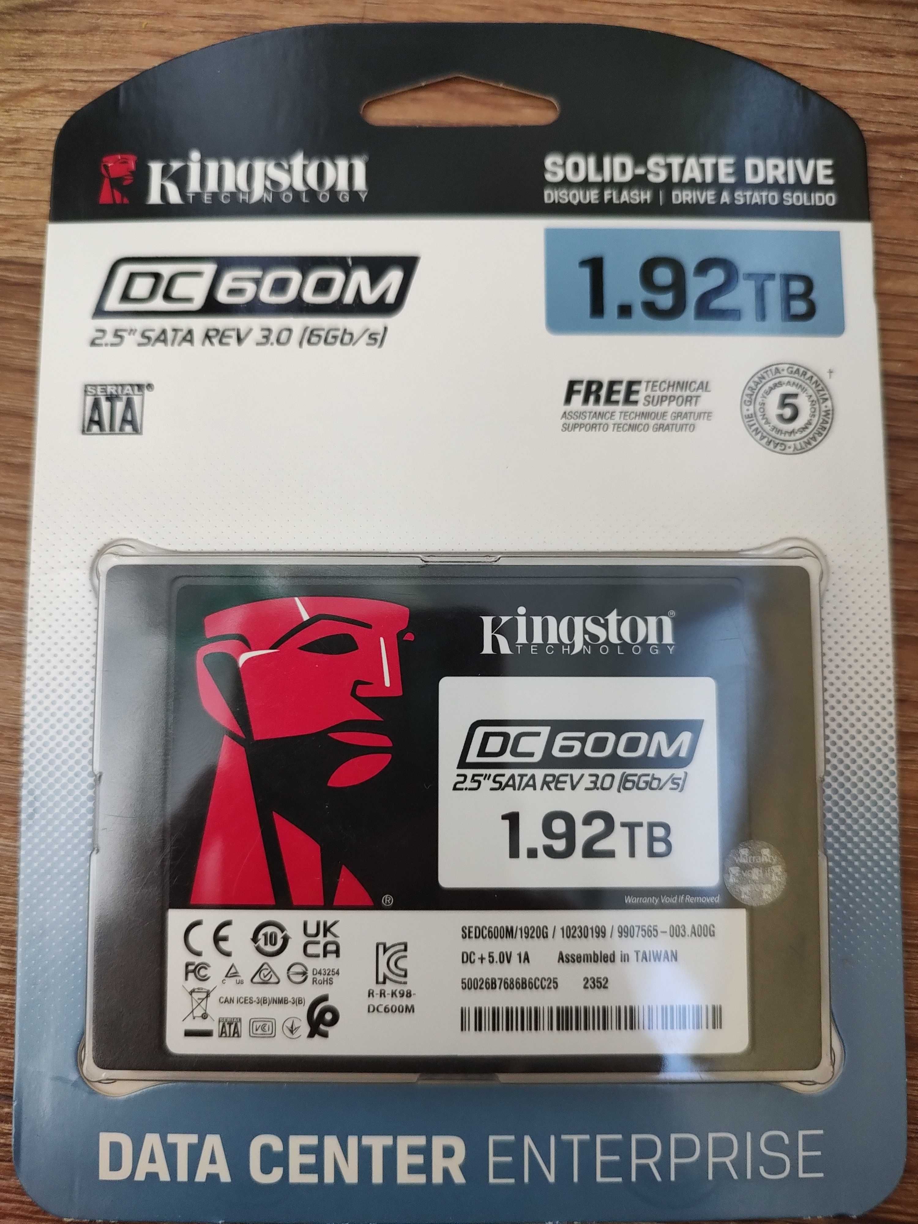 Накопичувач SSD Kingston 2.5" 1.9  TB