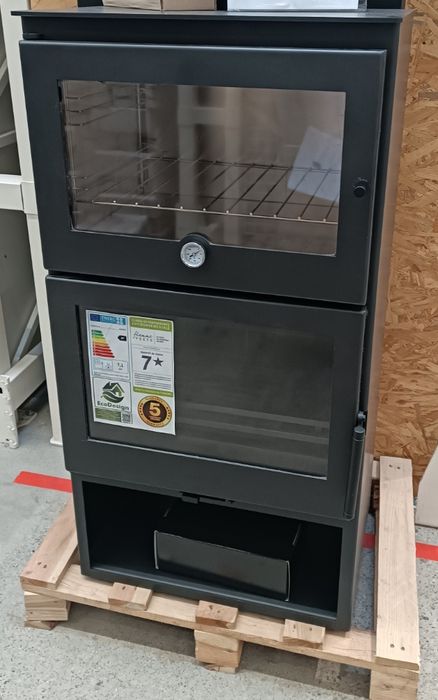 Piec kominkowy z piekarnikiem piec koza Gourmet 7.1 kW