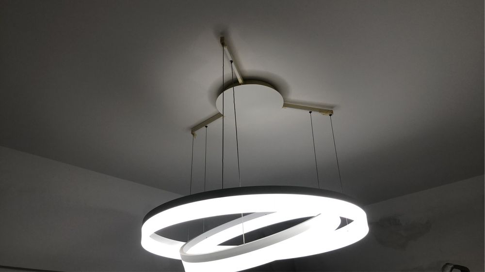 Lampa wisząca RING ZOLA 80/60 biała AZ1295 - Azzardo