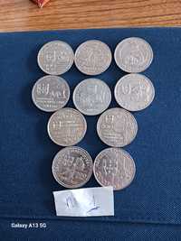 Colecção de moedas comemorativa varias