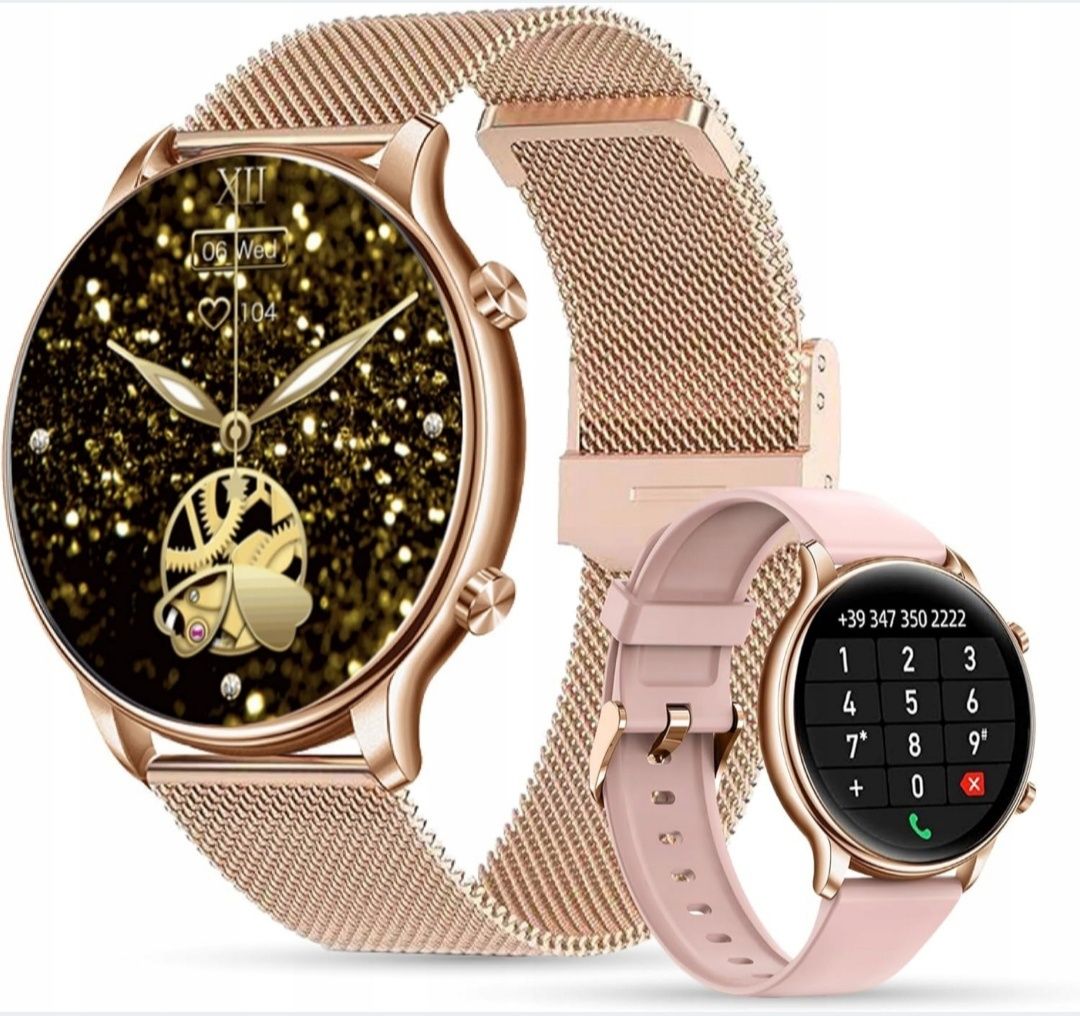 Smartwatch zegarek sportowy AMOLED męski damski krokomierz treningowy2