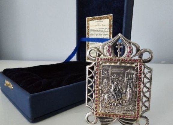 Серебро икона новая в комплекте