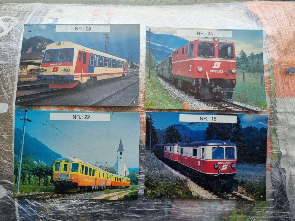 Oldschoolowe pocztówki * tramwaj * pociąg* Austria