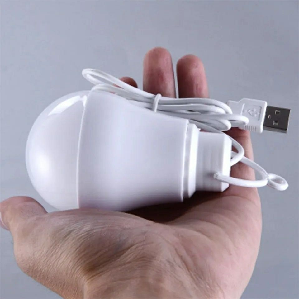 ‼️Є ОПТ‼️5W USB LED лампочка, лампа, ліхтар, світильник, в повербанк