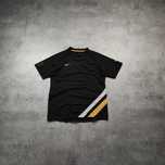 MĘSKA Koszulka PREMIUM Czarna Nike Sportowa SphereDry Paski Dri-Fit